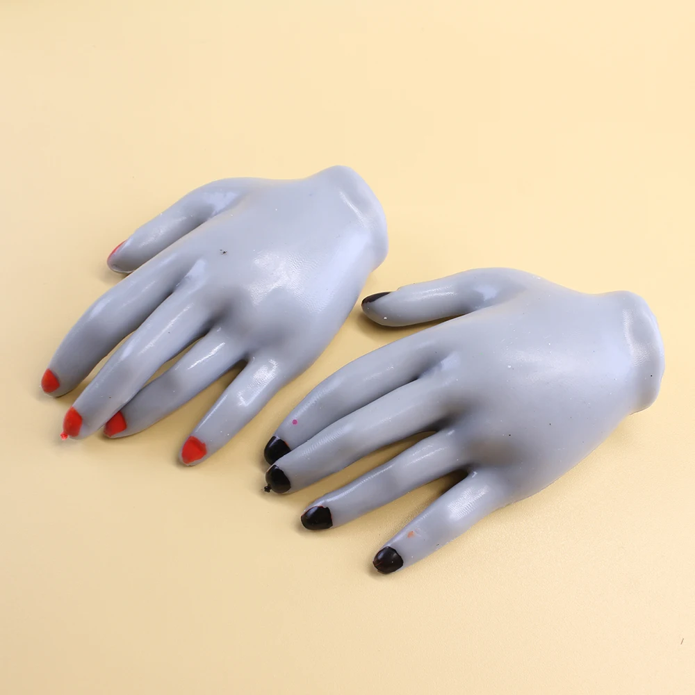 Hot Selling Stress relieving toys Bone Skeleton Hand Figurines Ornaments Best Gift For Halloween Party Decoration