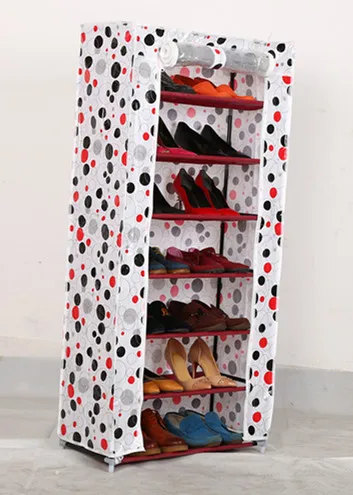 
2020 factory sell best selling wholesale 7 layer shoe rack cabinet folding waterproof Shoe rack 