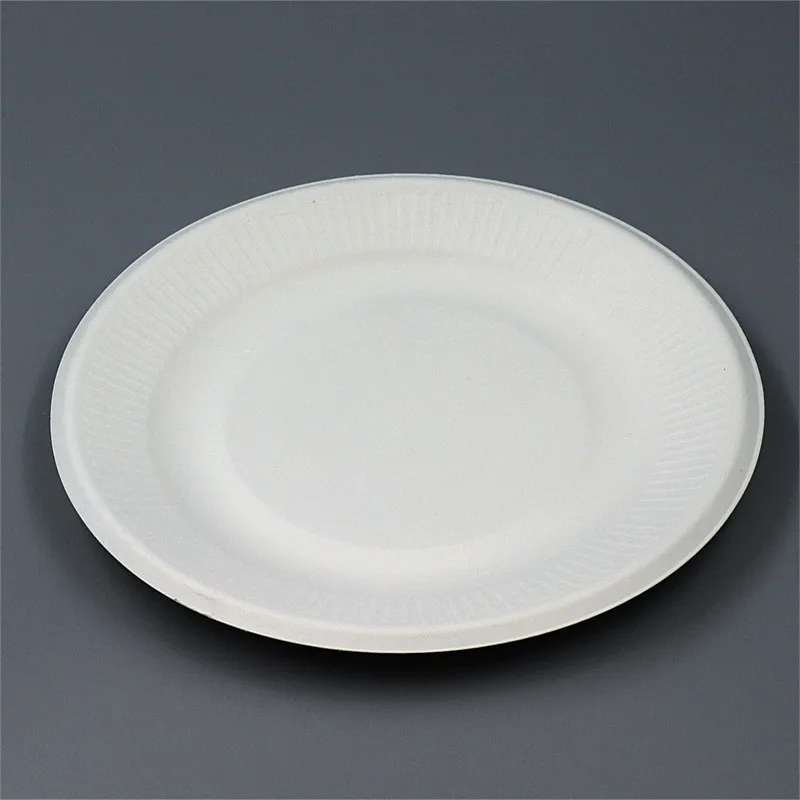 Sugar cane bagasse environmental virgin pulp environment Wholesale fast takeaway plate