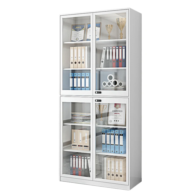 An environmentally themed tin filing cabinet