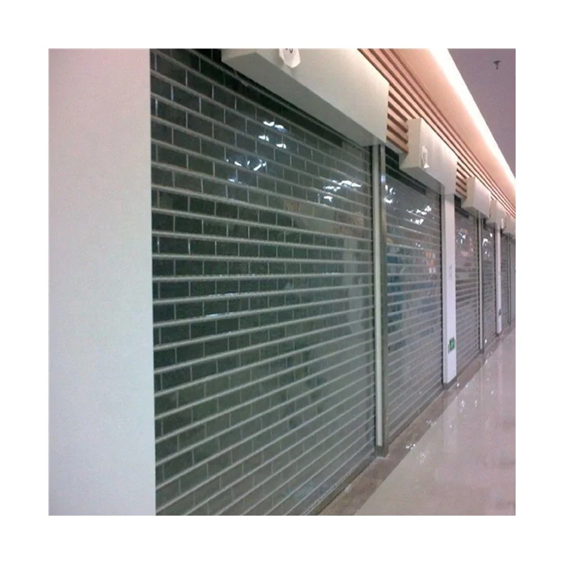 Cheap Wholesale China Automatic PC Panel Crystal Roller Shutter Door