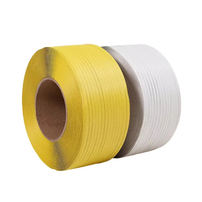 Wholesale PP packing color plastic belt woven cord strapping for Machine strap polypropylene pp strapping band roll