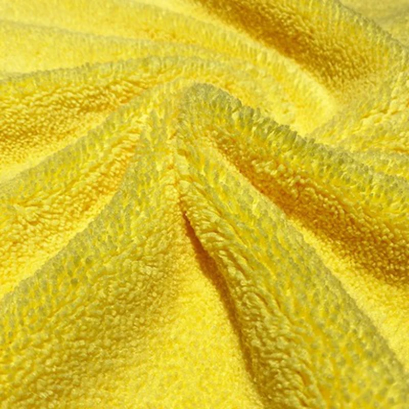 shammy edgeless short long pile multi-purpose custom car detailing microfiber drying towel 40*40 cm car towel buff car