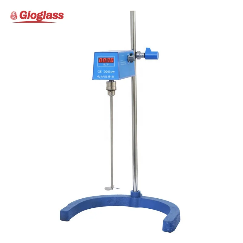 High Quality Industrial Grade lcd digital Overhead Stirrer10l-50l Laboratory Chemical Agitator Liquid  Mixer
