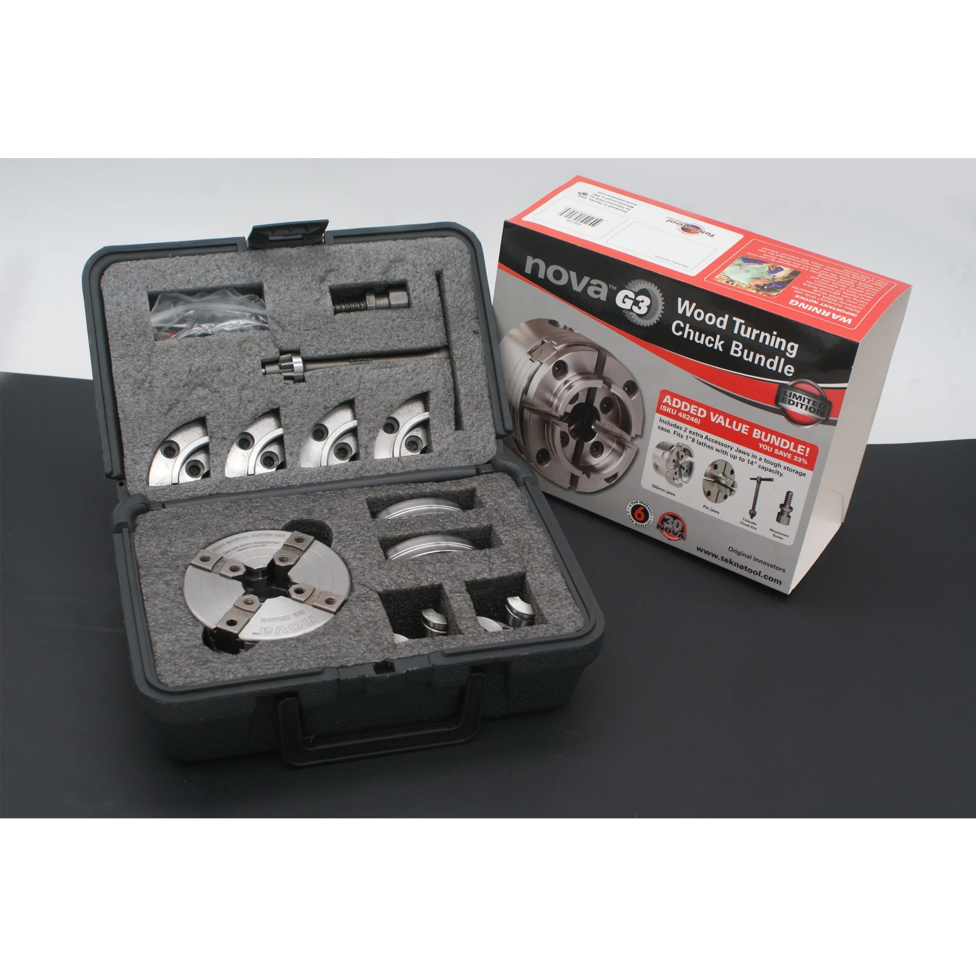 Комплект патронов для токарного станка по дереву, ограниченная серия, NOVA 30-я годовщина G3 (SKU 48246)