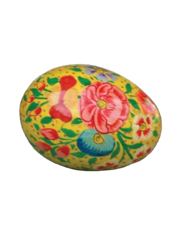 Wooden Easter Eggs From Kashmir Painted Finished