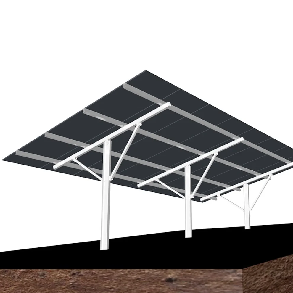 2MW Solar Mounting Frame PV Racking System Solar Panels Factory