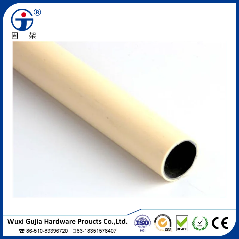 Gujia OD 28mm Beige Lean Pipe with 1.0mm Thickness for Creform Tube Kaizen Products Assembly 4 Meter Per Piece