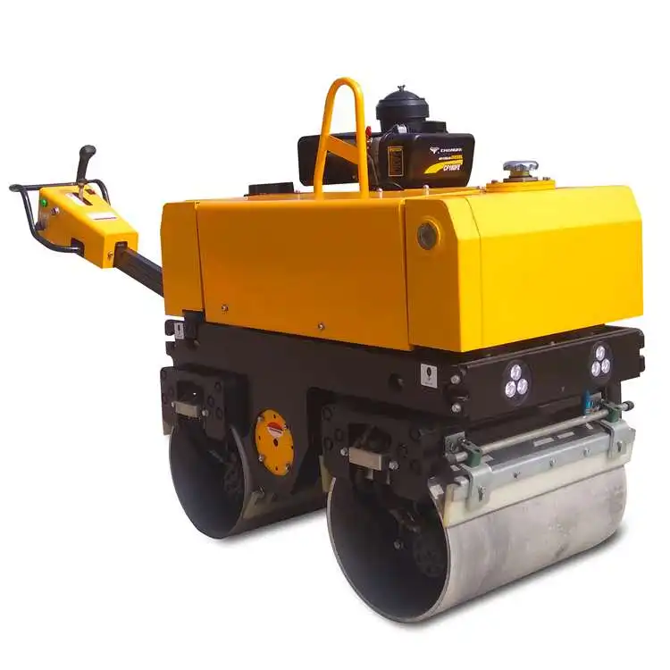 Small roller vibrates 1 ton 3 ton walking car vibration single and double wheel lawn asphalt compactor