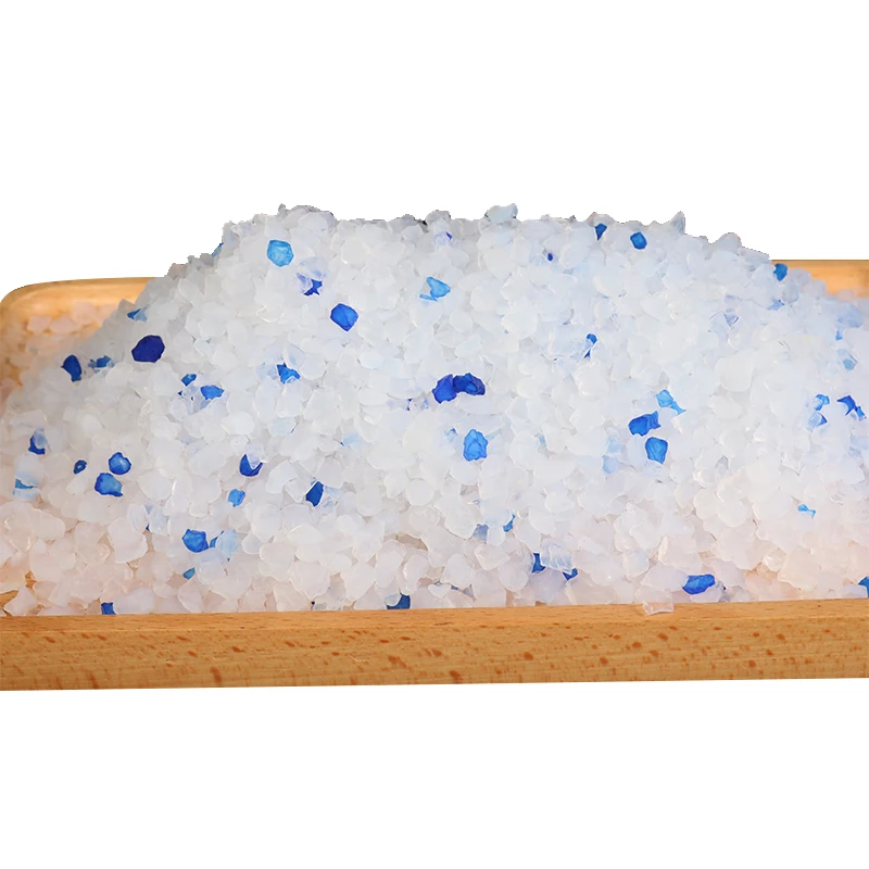 Hot sale Supply Silica Gel Sand Filler Clean  dust free pellet crystal cat litter silica gel