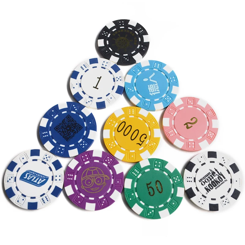 Manufacturers Golf Club Customized Logo ABS Poker Chip Marker Golf Ceramic Poker Chip Marker