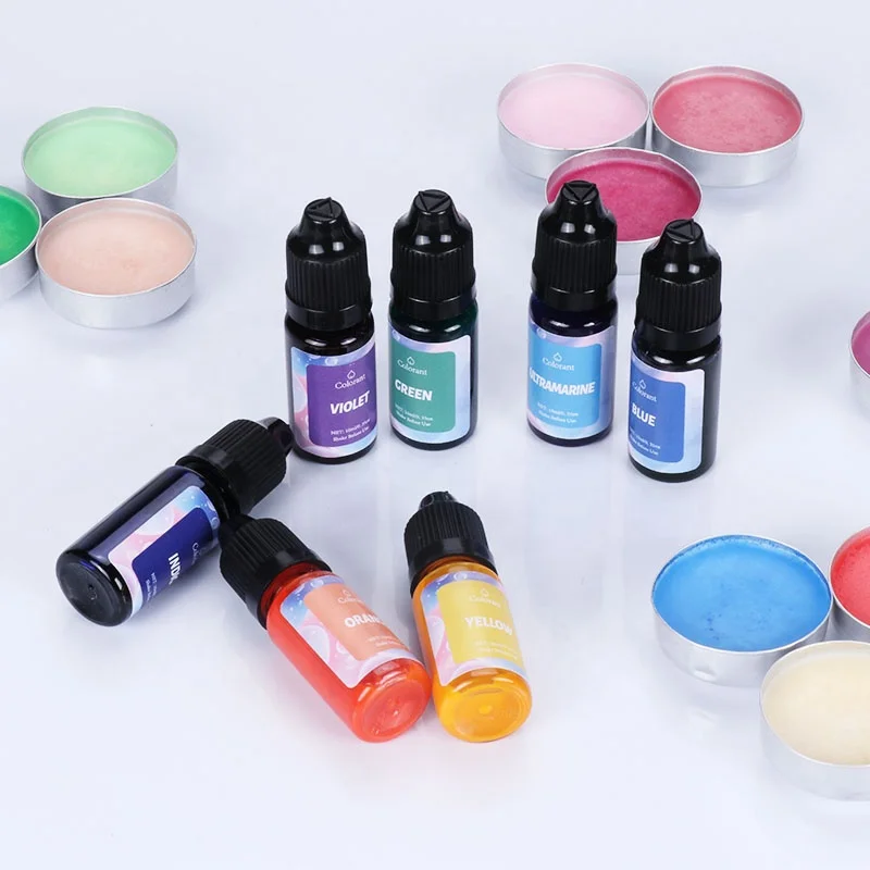 Osbang  new products pigment 18 colors pigment for candles soap making and silicone glue high concentrating colorant