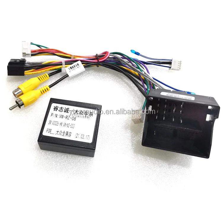16-pin Car Android Stereo Wiring Harness For Peugeot 3008/2008/Citroen C4/C-Quatre/C4L/C3 XR/C5/DS6