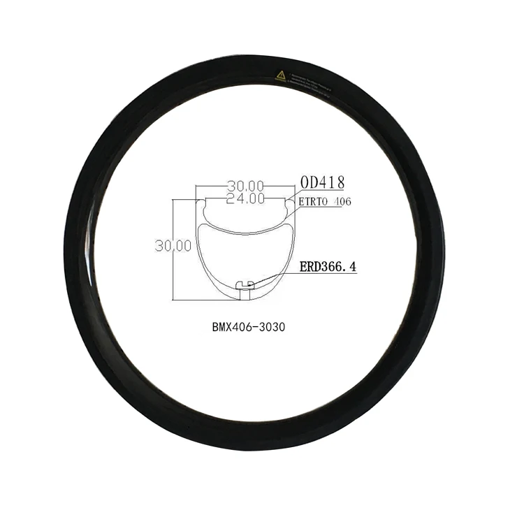 Верхние огни OEM ODM bmx обода 20 дюймов Карбон 36h 406 bmx карбоновый обод