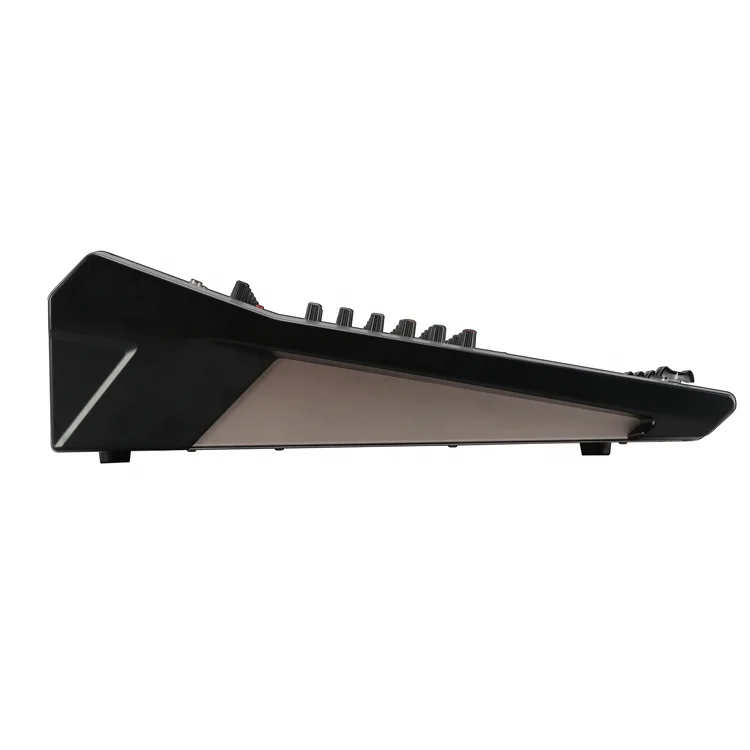 LV series High quality 2 x 350w 6/8 ch mixer with amplifier  audio powered mixer