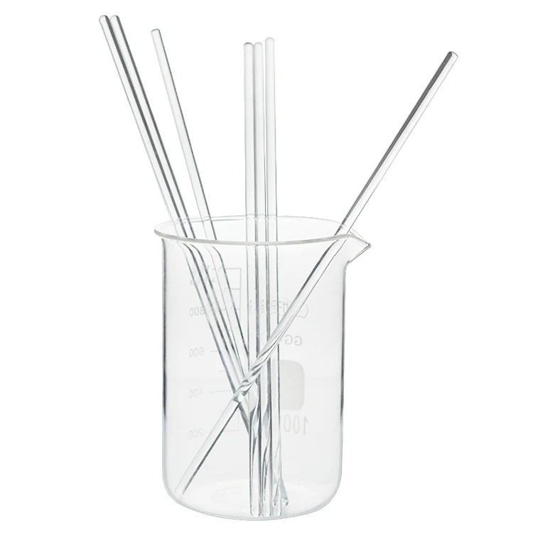 High quality  laboratory high temperature High borosilicate measuring cup stirring rod