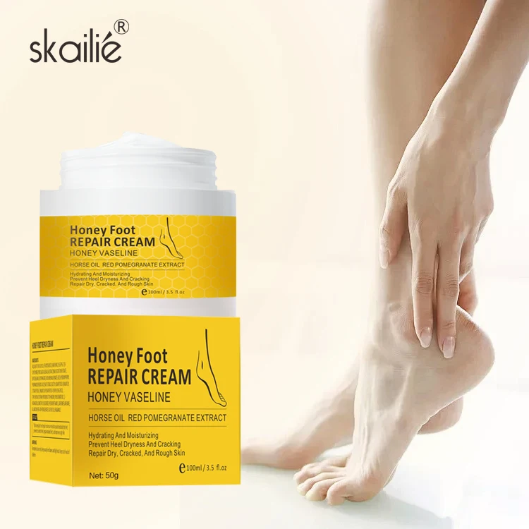 Low Moq Custom Logo Anti Dry Cracked Heels Feet Care Cream Intensive Moisturizing Whitening Foot Repair Cream
