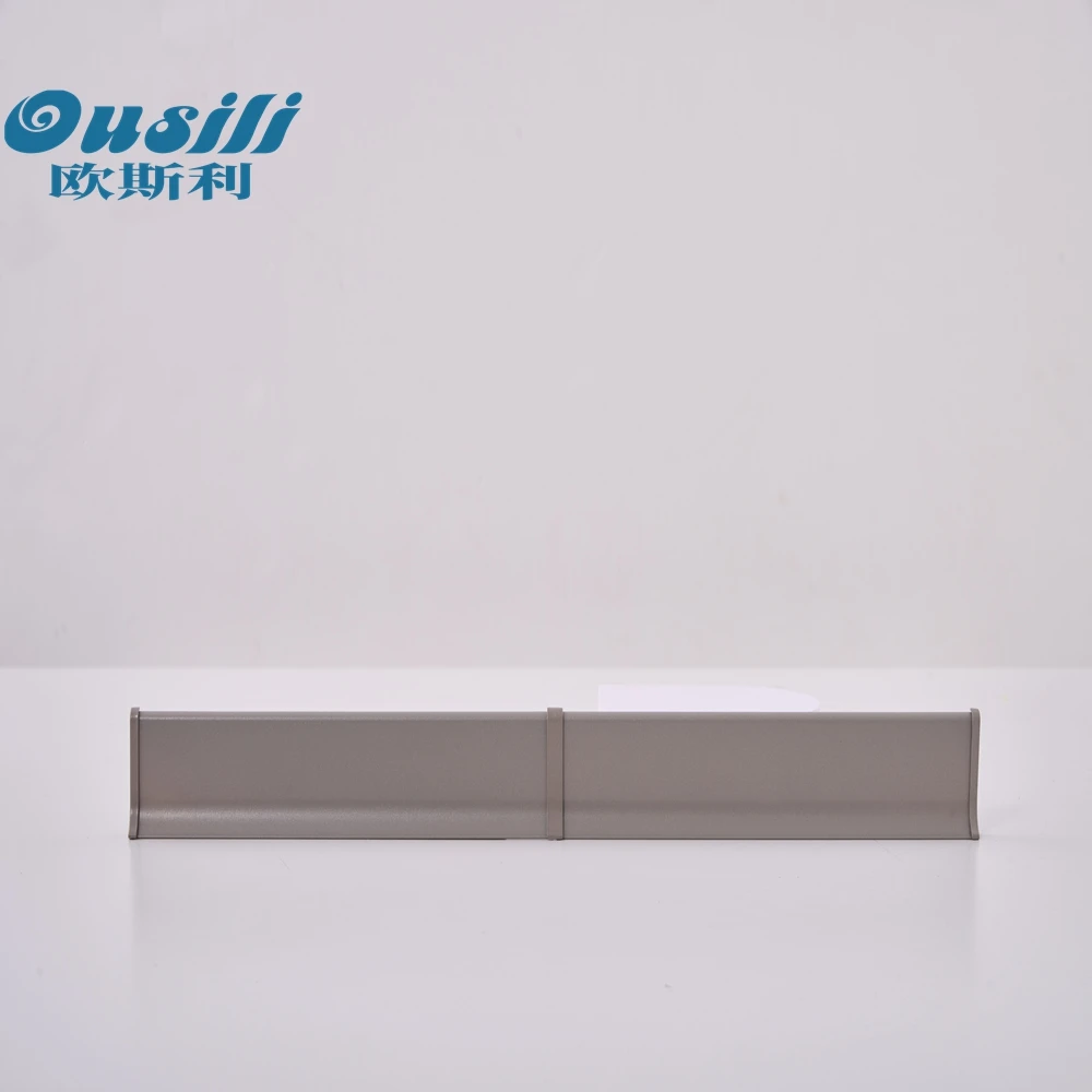 Electrophoretic spraying oxidized aluminum alloy profile skirting line Aluminum Skirting Board Hidden
