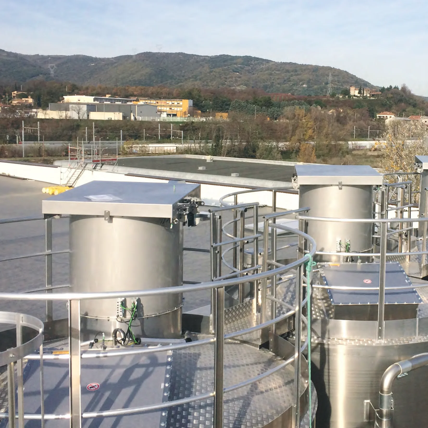 Stainless Steel Silotop Dust Filter Collector For Cement Silo With Dedusting Hopper