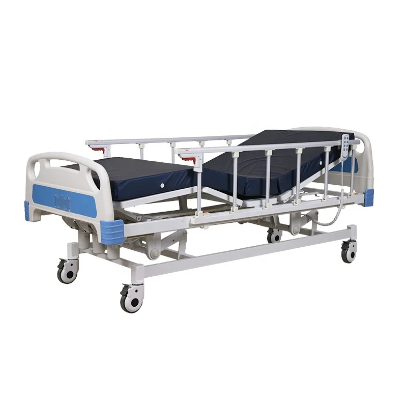 Лучшая мотор timotion электрического больничной койке с большими поручнями 3-электрическая Больничная койка ICU кровать Электрическая Медицинская Больничная койка
