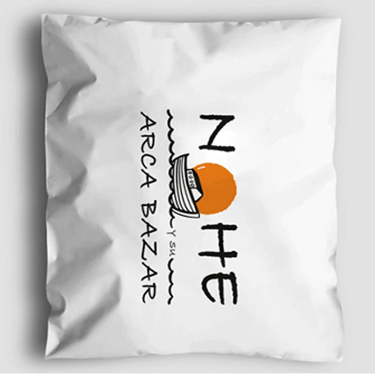 Customised 50cm Clear Poly Bag Eco Friendly Plastic Shipping Mailing Bags