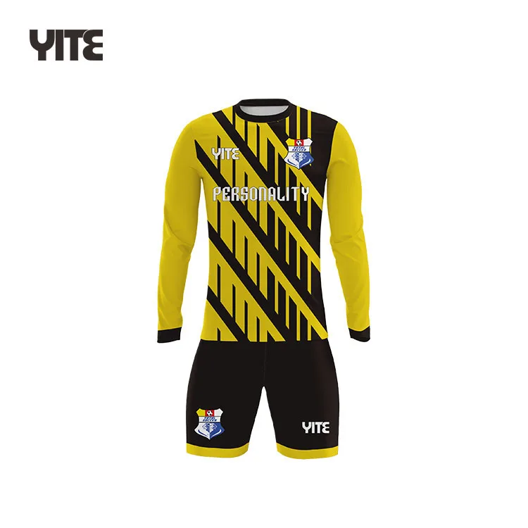 Custom Goalkeeper Player  long Sleeve Football Uniform Soccer Training jersey