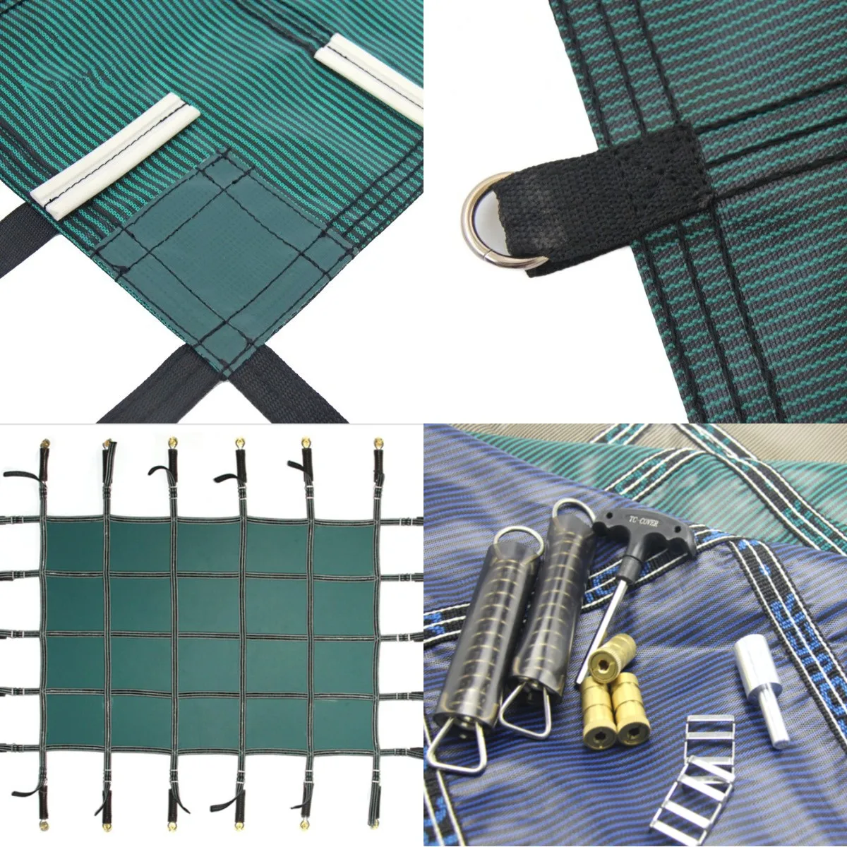 Wholesale Custom Inground Polypropylene Pool Cover PP Material Pool Safety Cover