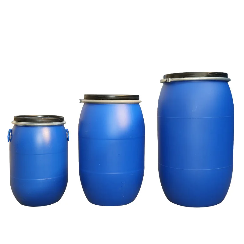 HDPE 30 L empty barrel with screw lid plastic container