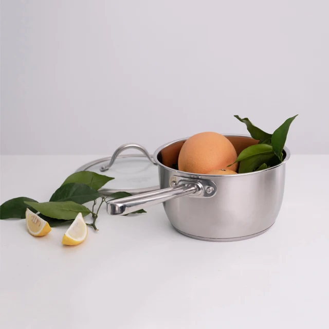 2024 New design wholesale custom kitchenware Cooking pot and pan with glass lid induction gas dual use