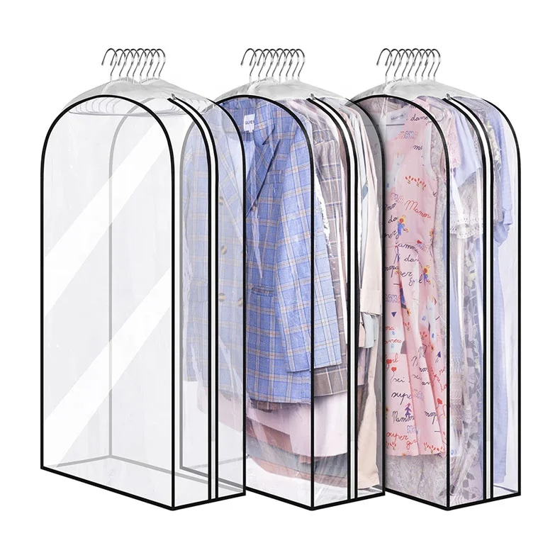 Mergeboon garment bag storage bag for clothes waterproof dust covers carry on packing bags RPET