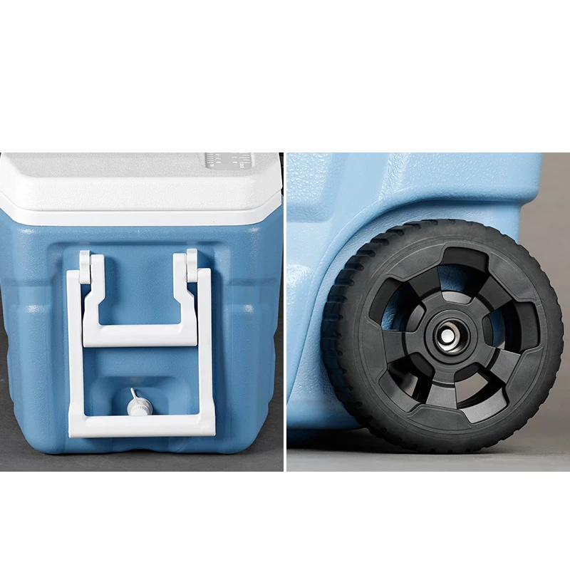 Large Fishing Cooler Box 65L 100L 120L PU Insulated Long Ice Cooling Ice Chest Cooler Box for Outdoor Camping Fishing