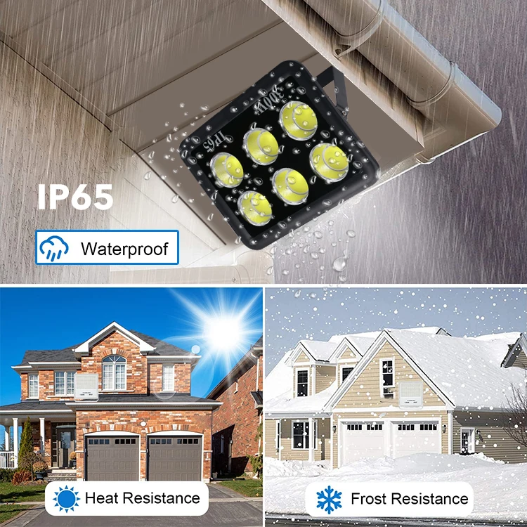 High Temperature Resistant IP65 50W 100W 150W 200W 250W 300W 400W 500W 600W Stadium Lighting COB Led Flood Light