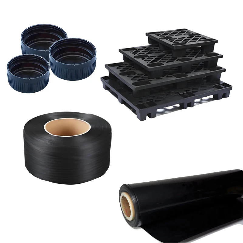 2024 HDPE Plastic Pellets Virgin Granules Cheap Recycled Black Masterbatch