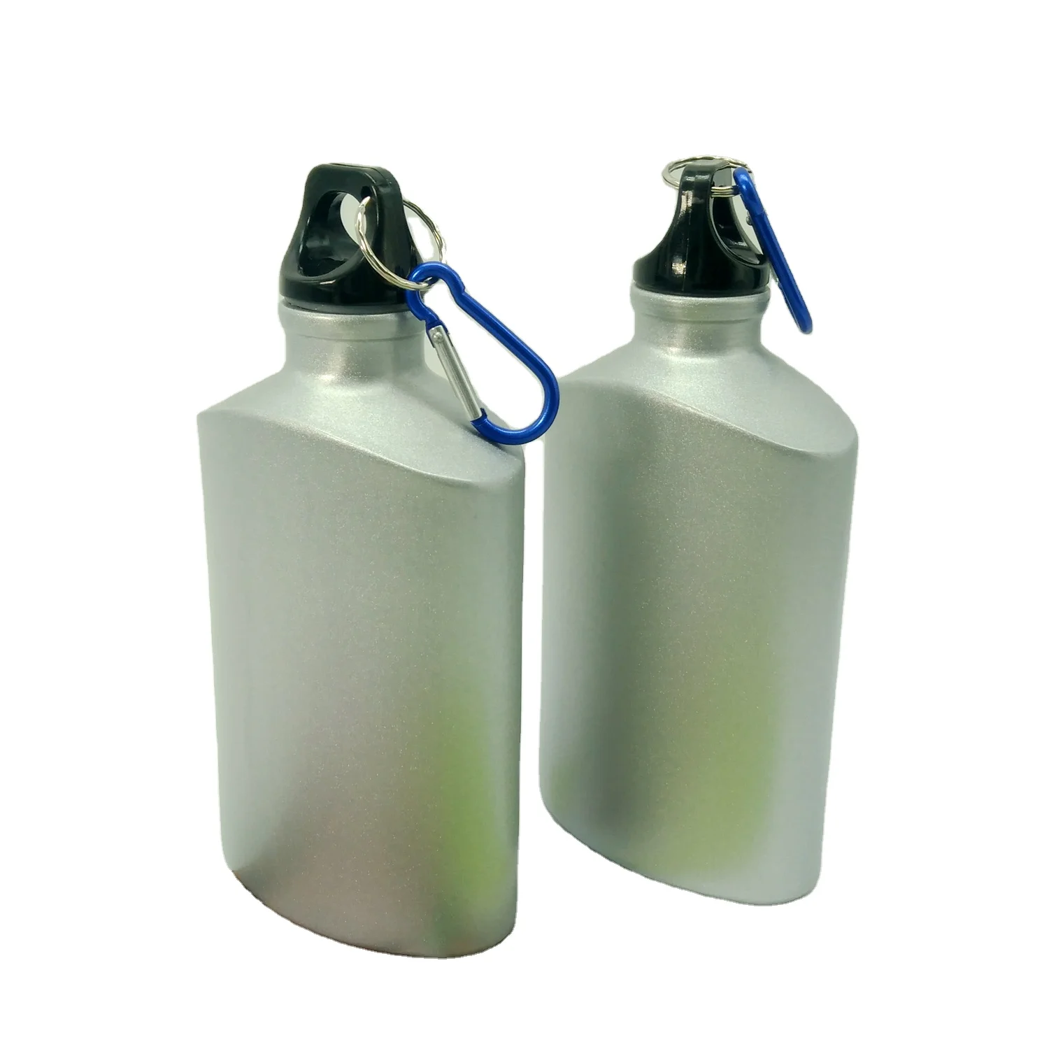 500ml Flat Aluminum Water Bottle 500ml Aluminum Hip Flask Disposable Aluminum Water Bottles