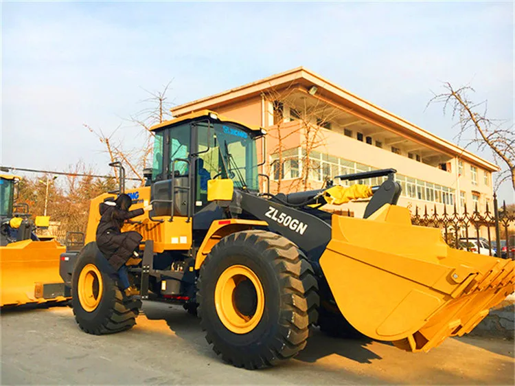 XCMG Official ZL50GN 5 ton cheap used China brand front wheel loader machine price list for sale