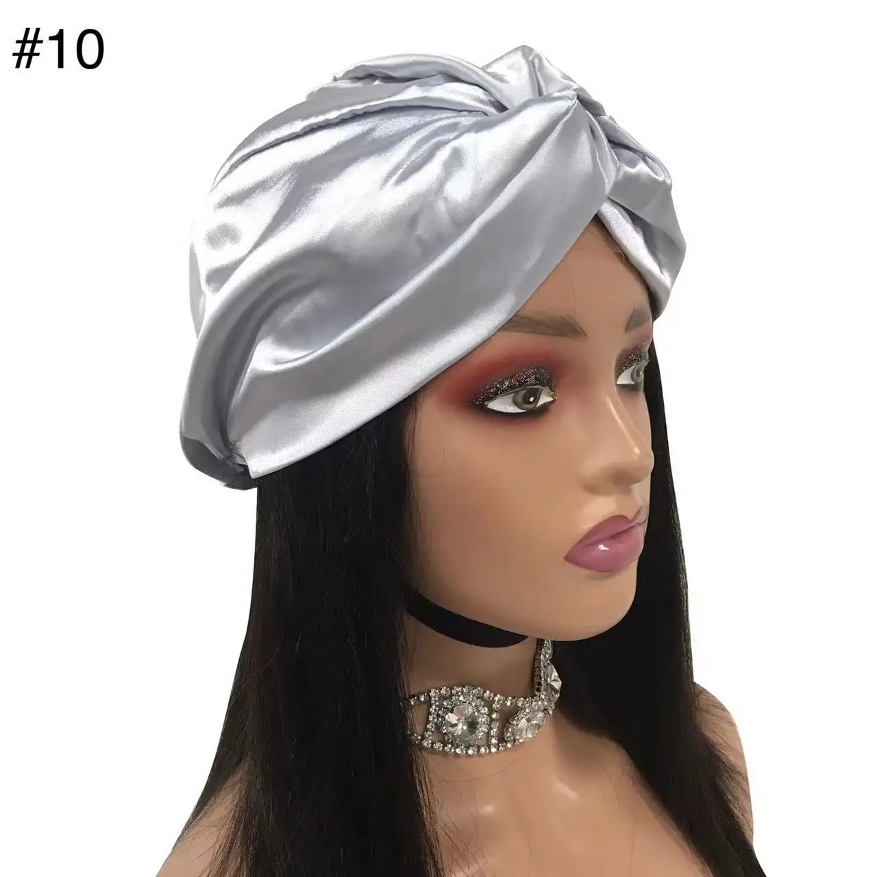private label satin bonnets wholesale color custom bonnet double layer silk bonnet