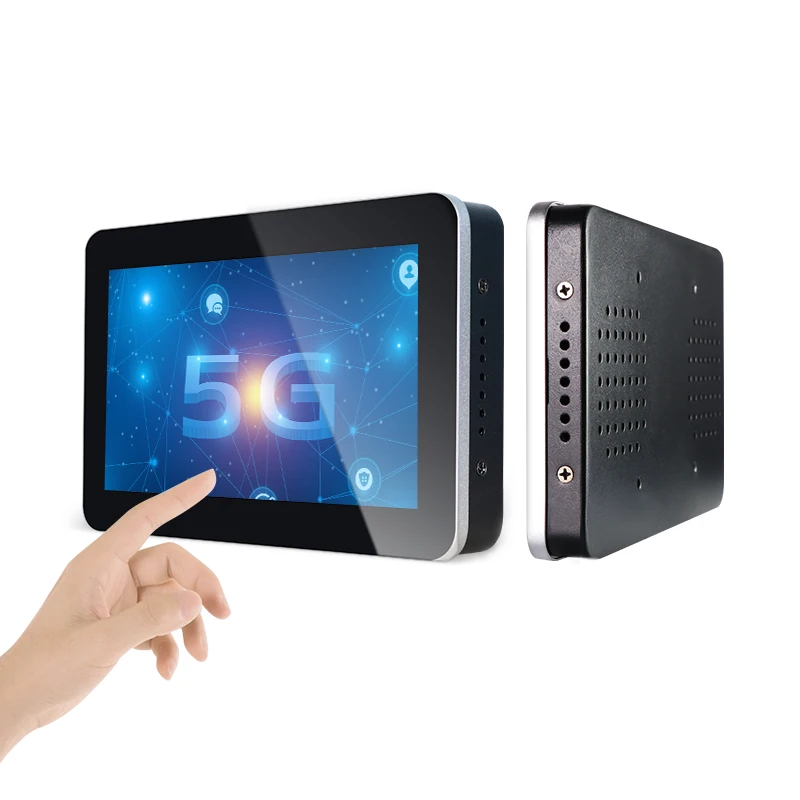 7 дюймов с настольной подставкой ЖК оправой HD мультипросветление с каждой стороны-touch pot o gold монитор с сенсорным экраном