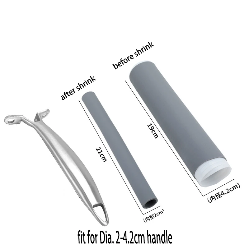 Silicone Hot Handle Holder, Potholder for Cast Iron Skillets, Rubber Pot Handle Sleeve Heat Resistant for Frying Pans & Griddles