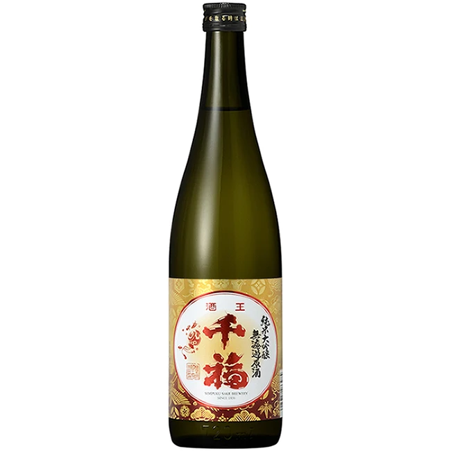 Японская мини-бутылка для сакэ junmai daiginjo muroka genshu, 720 мл, вино