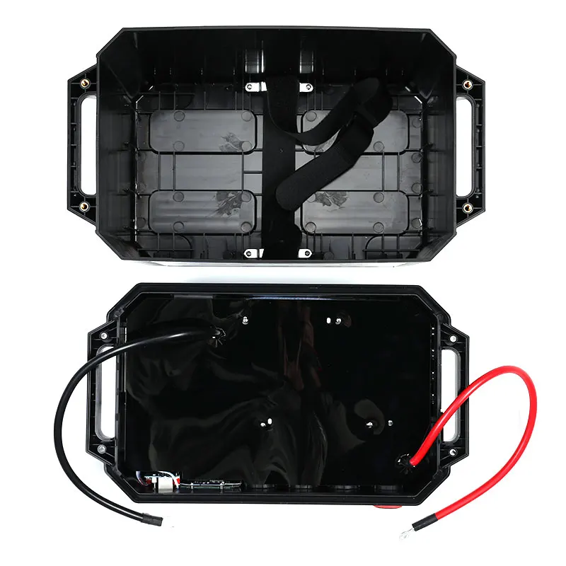 Licitti Diy Empty Abs Plastic Lifepo4 Lithium 12V Battery Box Plastic Mini Electric Case Batteries Housing With Inverter