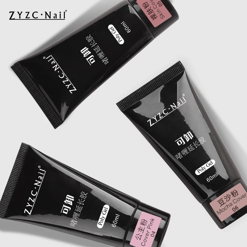 wholesale 60ml Nail Art Acrylic Nails Soak Off Led/uv Acrygel Buildering Hard  Poly Nail Extension Gel