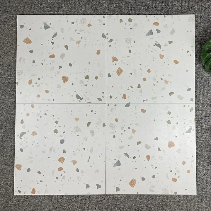 Flower Tile 40*40 Chinese Black And White Pattern Image Floor And Bathroom Wall Tile