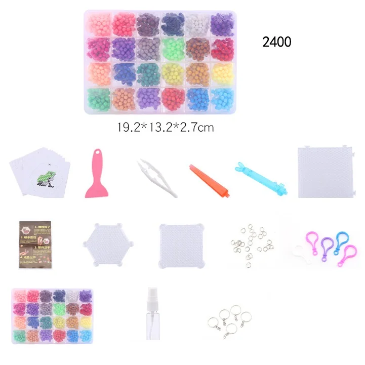 Colorful Spray Water Fuse Beads Kits Handmade Magic Beads Magic Diy Water Beads Kids Toys