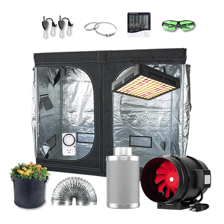  Гидропонная промышленная лампа 300 Вт 600 600D 1680D Mylar 240*120*200 комплект тента для