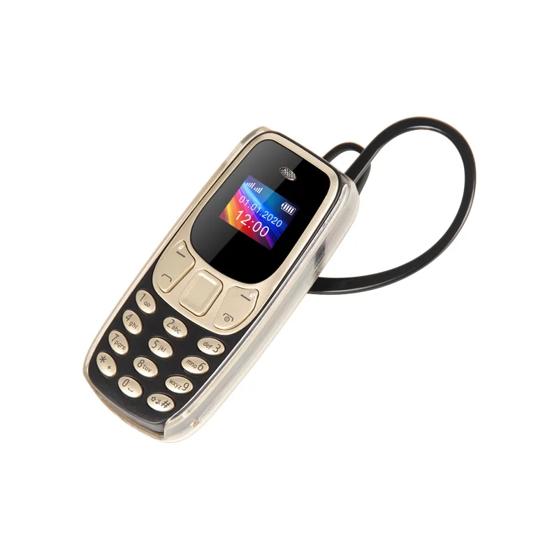 
Factory Wholesale Cell Phone 0.66' Screen Mini Small Size Mobile Phone UNIWA BM10s 