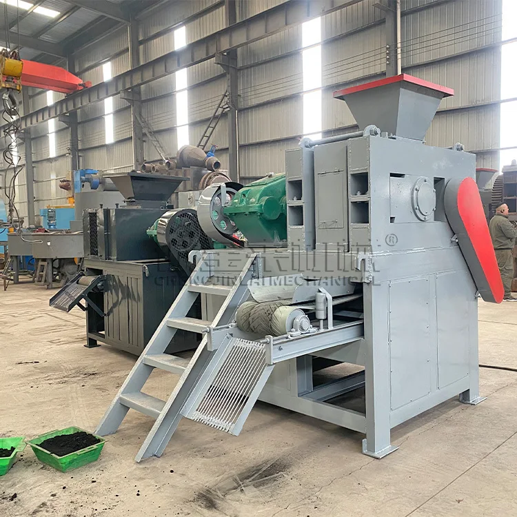 Large Scale Charcoal Producing Machine Charcoal Powder Briquetting Ball Machine Briquette Machine Making Automatic