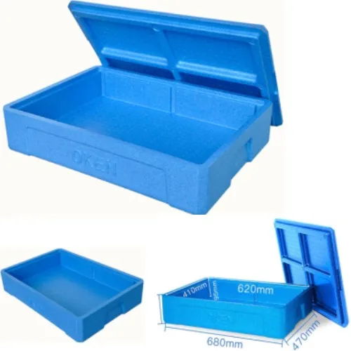 Green Material EPP Catering Fresh Food Cooler Container Restaurant Raw Food Storage Box