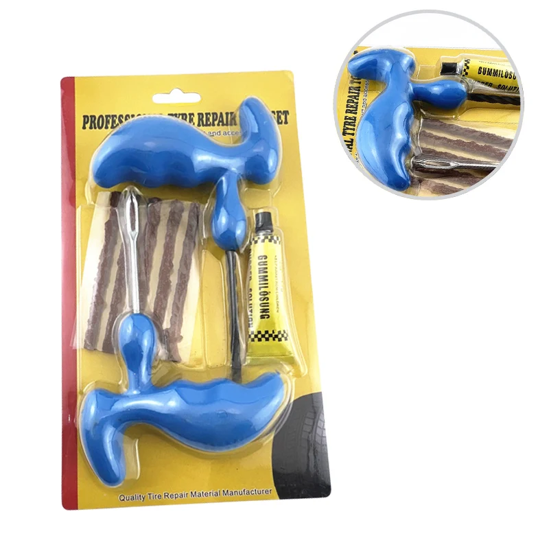 Car tyre repair tool 8-piece set maintenance tool set car motorcycle battery car fast