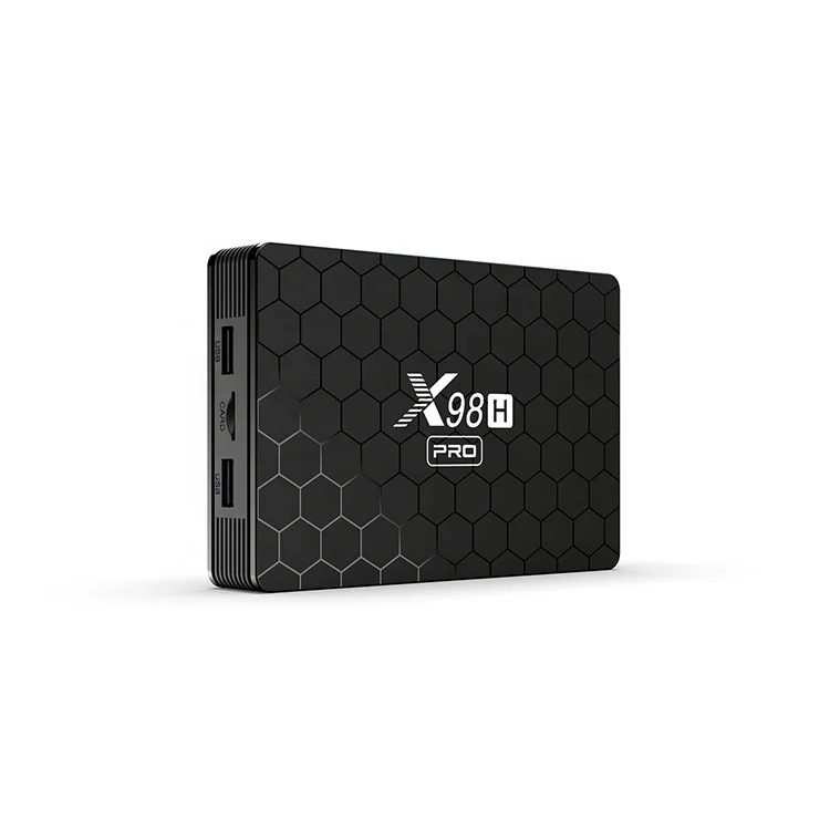 New X98H Pro Allwinner H618 Quad Core Set Top Box Android 4GB 64GB Android 12 IPTV Box Support Dual WiFi BT Free IPTV TV Box