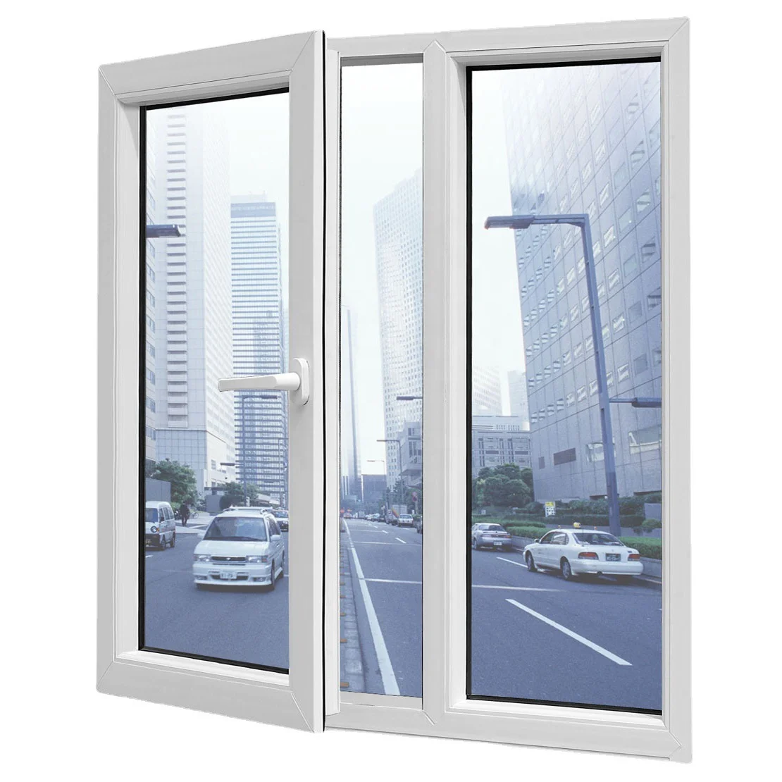 Customization european design vinyl windows and doors UPVC windows double glazing swing PVC casement window